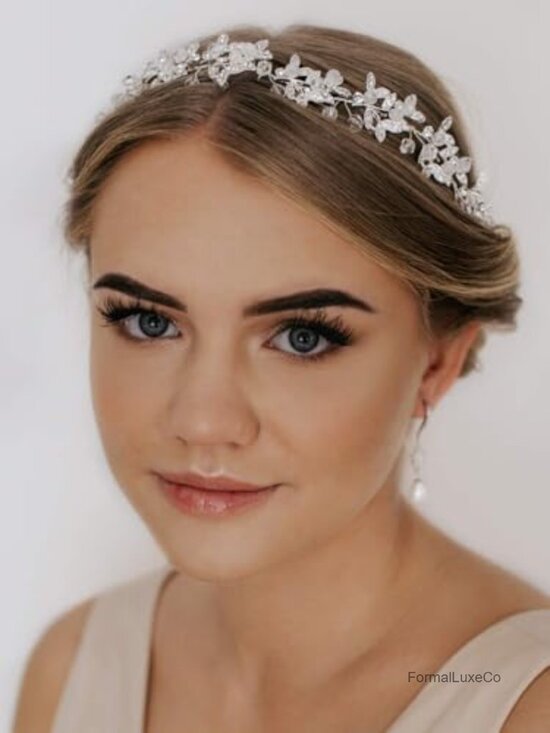 Crystal Rhinestone Wedding Headband Tiara Bridal Hair Accessory main image 5